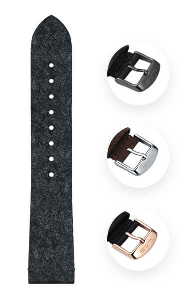 LAB by LAB Copenhagen Watch Strap Graphite Grey Wool